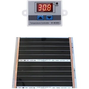 KarahisarKuluçka Rexva 50X80 Karbon Isıtıcı Film Dijital Termostatlı