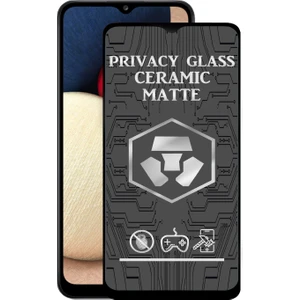 Caseart Samsung Galaxy A02S Tam Kaplayan Mat Seramik Nano Esnek Hayalet Ekran Koruyucu