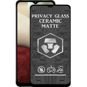 Caseart Samsung Galaxy A12 Tam Kaplayan Mat Seramik Nano Esnek Hayalet Ekran Koruyucu
