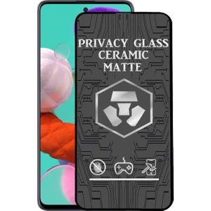 Caseart Samsung Galaxy A51 Tam Kaplayan Mat Seramik Nano Esnek Hayalet Ekran Koruyucu