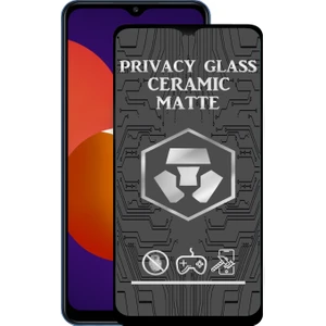 Caseart Samsung Galaxy M12 Tam Kaplayan Mat Seramik Nano Esnek Hayalet Ekran Koruyucu