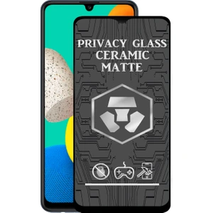 Caseart Samsung Galaxy M32 Tam Kaplayan Mat Seramik Nano Esnek Hayalet Ekran Koruyucu