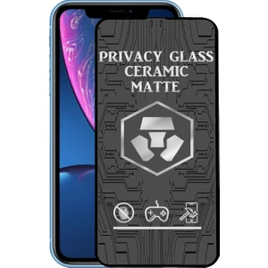 Caseart Apple iPhone Xr Tam Kaplayan Mat Seramik Nano Esnek Hayalet Ekran Koruyucu