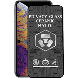 Caseart Apple iPhone Xs Tam Kaplayan Mat Seramik Nano Esnek Hayalet Ekran Koruyucu