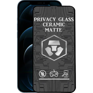Caseart Apple iPhone 12 Pro Max Tam Kaplayan Mat Seramik Nano Esnek Hayalet Ekran Koruyucu