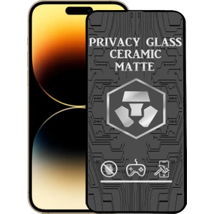 Caseart Apple iPhone 14 Pro Tam Kaplayan Mat Seramik Nano Esnek Hayalet Ekran Koruyucu