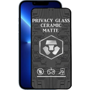 Caseart Apple iPhone 13 Pro Max Tam Kaplayan Mat Seramik Nano Esnek Hayalet Ekran Koruyucu