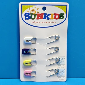 Sunkıds Emniyetli Metal Çengelli Iğne 4 Adetli Set 1DKSG07