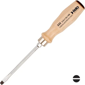 Ağaç Saplı Somunlu Düz Tornavida 4.5x90mm (335 Serisi)