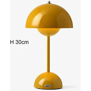 Mantar Çiçek Tomurcuğu Şarj LED Masa Lambaları