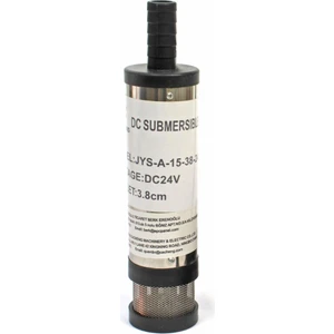 24 Volt Mazot Yağ Aktarma Pompası,  Dc Mini Dalgıç Pompa Süzgeçli 38 mm Dış Çap