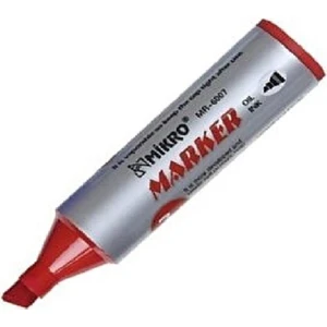 Permanent Markör Marker Kesik Uçlu Koli Kalemi Kırmızı 7 mm MR-6010 1 Adet