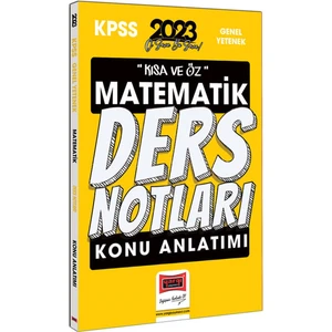 Yargı Yayınevi 2023 KPSS Kısa ve Öz Matematik Konu Anlatımlı Ders Notları