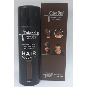 Color One Dolgunlaştırıcı Ve Dip Kapatıcı Topik Saç Spreyi  Koyu Kahve150 Ml