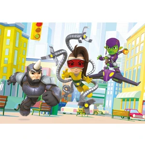 2 x 20 Supercolor Puzzle: Marvel Spidey Amazing Friends