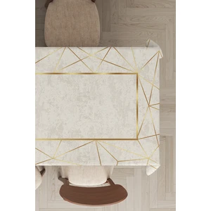 Leke Tutmayan Dokuma Elit Yıkanır Leke Tutmayan Kumaş Çerçeveli Masa Örtüsü MSO375