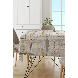 Leke Tutmayan Dokuma Elit Yıkanır Leke Tutmayan Kumaş Vintage Masa Örtüsü MSO408