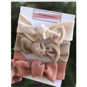 Kuzey Store Kız Çocuk 3 Lü Ribana Bandana Seti (Vkb)