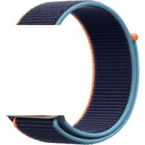 Apsuwa Honor Watch Gs Pro Uyumlu Kordon Cırtcırt Kumaş Saat Kordonu 22/K03--MAVI