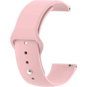 Haylou Smartt Watch 2 Uyumlu Kordon Mat Jel Silikon Saat Kordonu 20/qq-Bronz