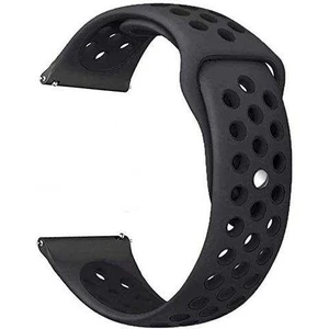  Apsuwa Huawei Watch Gt 2e 46MM Uyumlu Kordon Delikli Çift Renk Saat Kordonu 22K02--SIYAH