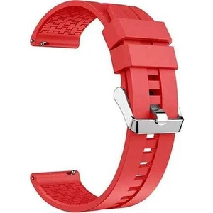  Apsuwa Huawei Watch Gt Sport 46MM Uyumlu Kordon Labyrinth Silikon Saat Kordonu 22/K23--KIRMIZI
