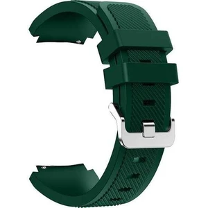  Apsuwa Samsung Galaxy Gear S3 46MM Uyumlu Kordon Ultimate  Silikon Saat Kordonu 22/lm2--Koyu Yeşil