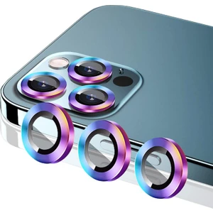 Apple iPhone 13 Pro/13 Pro Max Uyumlu Kamera Lens Temperli Koruyucu 3'lü