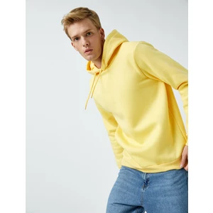 Basic Kapşonlu Sweatshirt