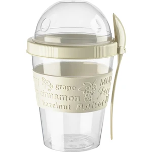 Take'n Go 600 ml Kapaklı ve Kaşıklı Yoğurt Kabı & Beslenme Kabı & Lunch Box