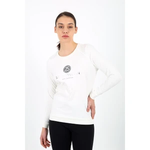 Banada Moda Bisiklet Yakalı Baskı Detaylı Uzun Kollu Sweatshirt