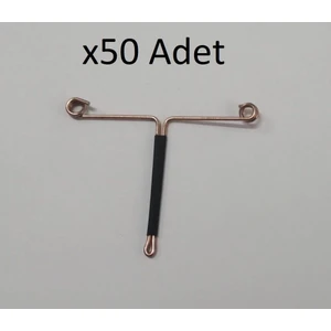 Sazan Avı Için Küspe Teli Aparatı - Ikili 50 Adet