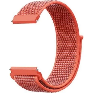  Apsuwa Honor Watch Gs Pro Uyumlu Kordon Cırtcırt Kumaş Saat Kordonu 22/K03--TURUNCU