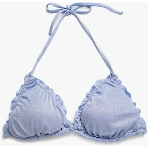 Üçgen Bikini Üstü Simli