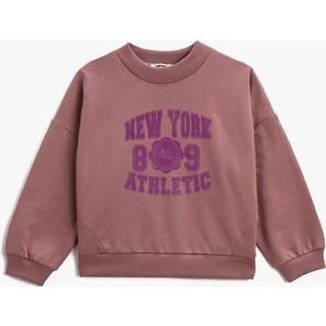 Crop Sweatshirt Bisiklet Yaka