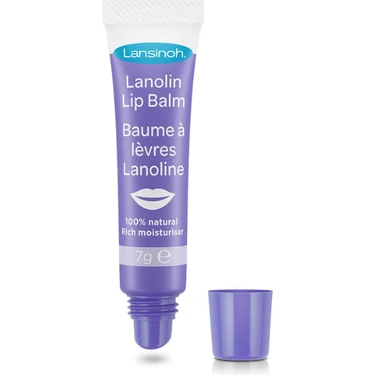 Lansinoh Lanolin Dudak Balmı 100% Doğal İçeriklerle 7 gr Kuru Dudakları