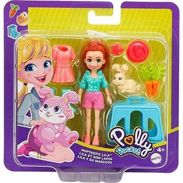 Boneca Polly Pocket Lila Com Bichinho - Mattel Gdm11