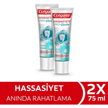 Colgate Hassasiyete Pro Çözüm Anında Rahatlama Diş Macunu 75 ml x 2