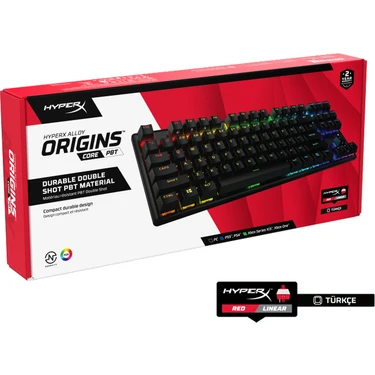 HyperX Alloy Origins Core PBT HX RGB Mekanik Gaming Klavye Fiyatı
