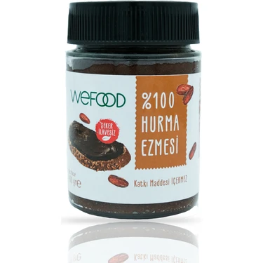 Wefood %100 Sade Hurma Ezmesi 400 gr (Hurma Püresi, Hurma Dolgusu)