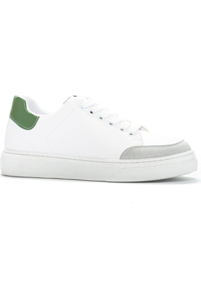 Mevese Hermes Kadın Spor Ayakkabı Beyaz Yeşil