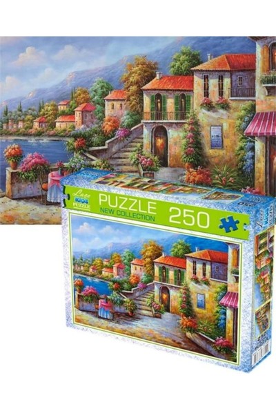 İstisna Yetişkin ve Çocuklar Için Eğitici Oyuncak Puzzle 250 Parça Puzzle Yapboz Tarihi Manarola
