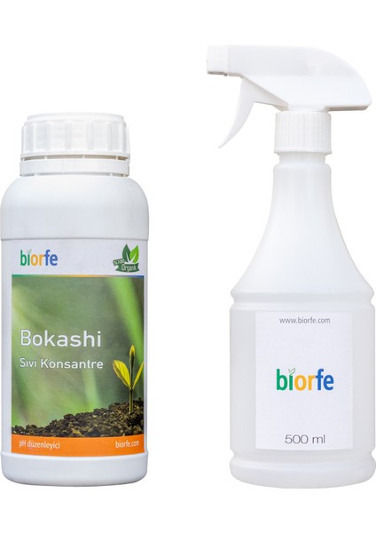 500 ml Bokashi Konsantre pH Düzenleyici Sıvılı 18 L Kompost Kovası İkili Set - Yeşil