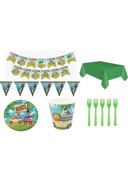 Safari Partisi Parti Seti 8 Kişilik