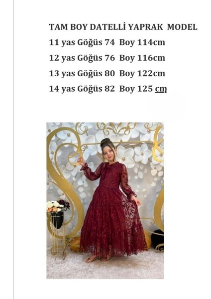 Mürdüm Dantelli Çocuk Abiye ABY4463 indirimleri