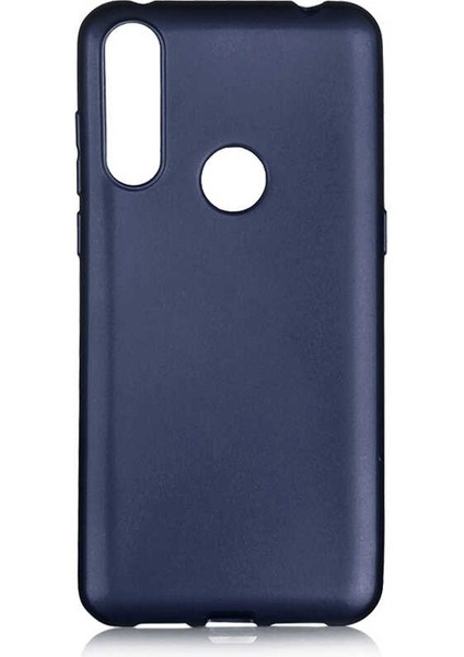 Huawei Y6P Kılıf Premier Silikon Esnek Koruma Lacivert