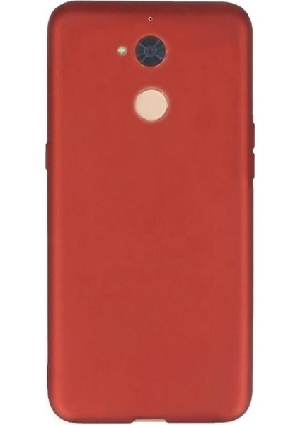 General Mobile Gm8 Kılıf Premier Silikon+Nano Glass Kırmızı