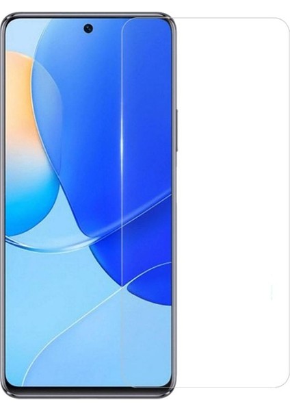 Huawei Nova 9 Se Kılıf Mat Kamera Korumalı Soft Premier Silikon+Nano Glass Gold
