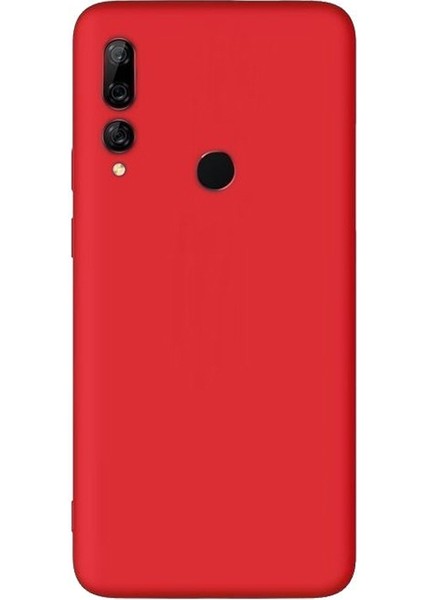 Huawei Y9 Prime 2019 Kılıf Premier Silikon Esnek Koruma+Nano Glass Kırmızı