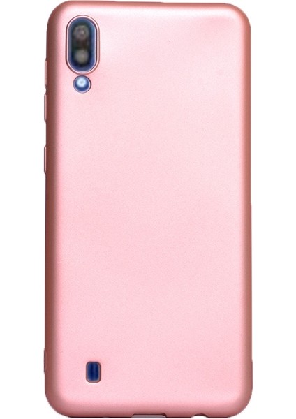 Samsung Galaxy M10 Kılıf Premier Silikon Esnek Arka Koruma Bronz